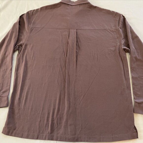 Mode of One Men's Relaxed Fit Flannel Wovens  Shirt Soft Moon Size L - Picture 6 of 6